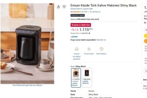 Emsan Közde Türk Kahve Makinesi Shiny Black