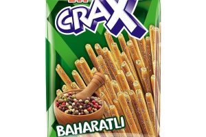 🛍️ Eti Crax Baharatlı Çubuk Kraker 80 g x 17 Adet