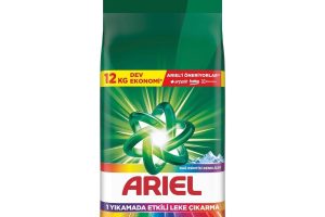 🛍️ Ariel Dağ Esintisi Renkliler Toz Çamaşır Deterjanı 12 Kg 80 Yıkama