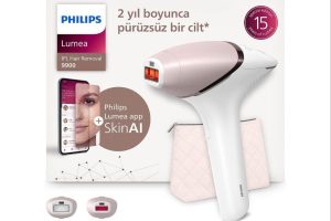 Philips Lumea 9900 Serisi BRI950/02 IPL Tüy Alma, SkinAI Uygulama, Vücut ve Yüz için 2 Başlık, Çanta