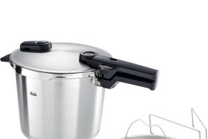 Fissler Vitaquick Premium Düdüklü Tencere Buhar Aparatı Gümüş 6 Litre