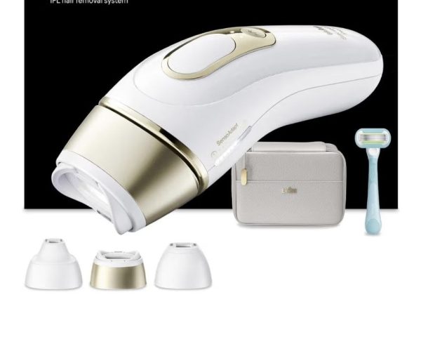 Braun IPL Silk·expert Pro 5, Evde Lazerle Tüy Alma, Çanta, Gillette Venus, 3 Başlık, PL5351