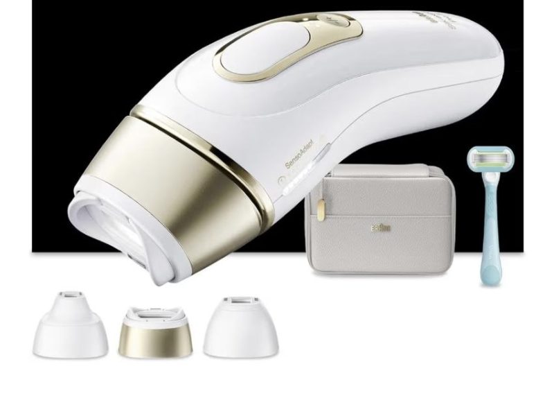 Braun IPL Silk·expert Pro 5, Evde Lazerle Tüy Alma, Çanta, Gillette Venus, 3 Başlık, PL5351