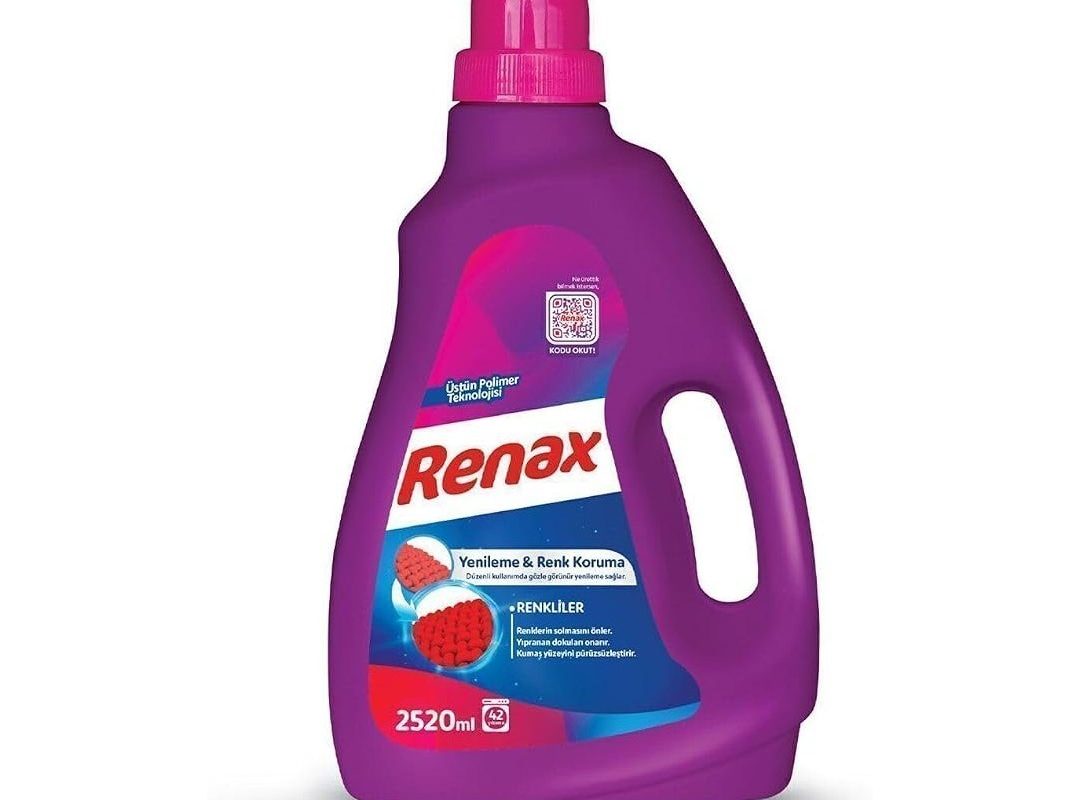 🛍️ Renax Sıvı Çamaşır Deterjanı Renkliler 2520 Ml