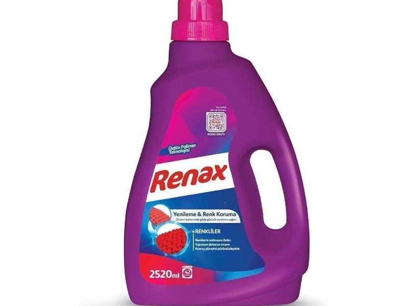 🛍️ Renax Sıvı Çamaşır Deterjanı Renkliler 2520 Ml