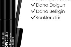 🚨 Golden Rose Brow Color Tinted Eyebrow Mascara No: 05 Walnut Brown – Fiber İçerikli Kaş Maskarası