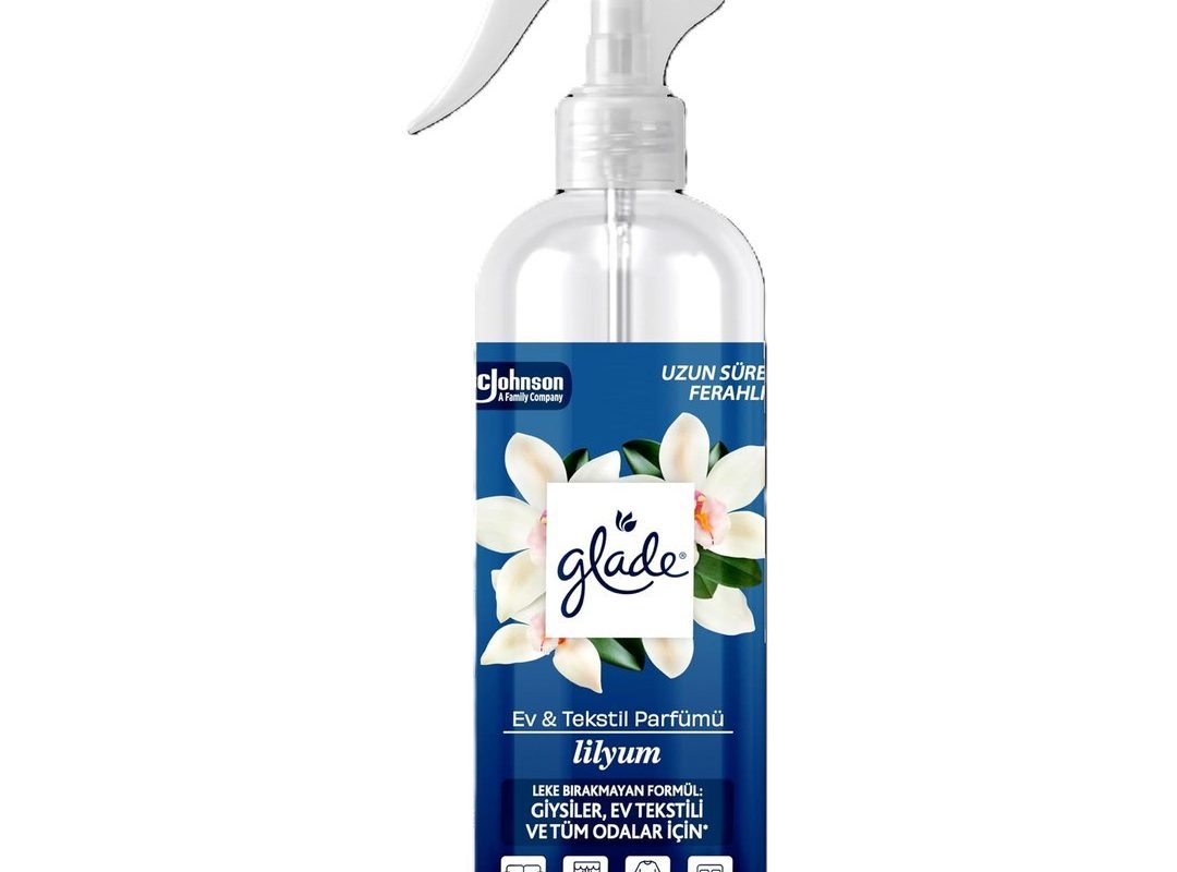 🛍️ Glade Ev ve Tekstil Spreyi Lilyum 450 ml, Leke Bırakmaz