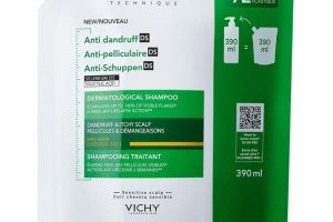 Vıchy Dercos Anti Dandruff Kuru Saçlar İçin Kepek Karşıtı Bakım Şampuanı Yeniden Dolum Paketi 390 MI