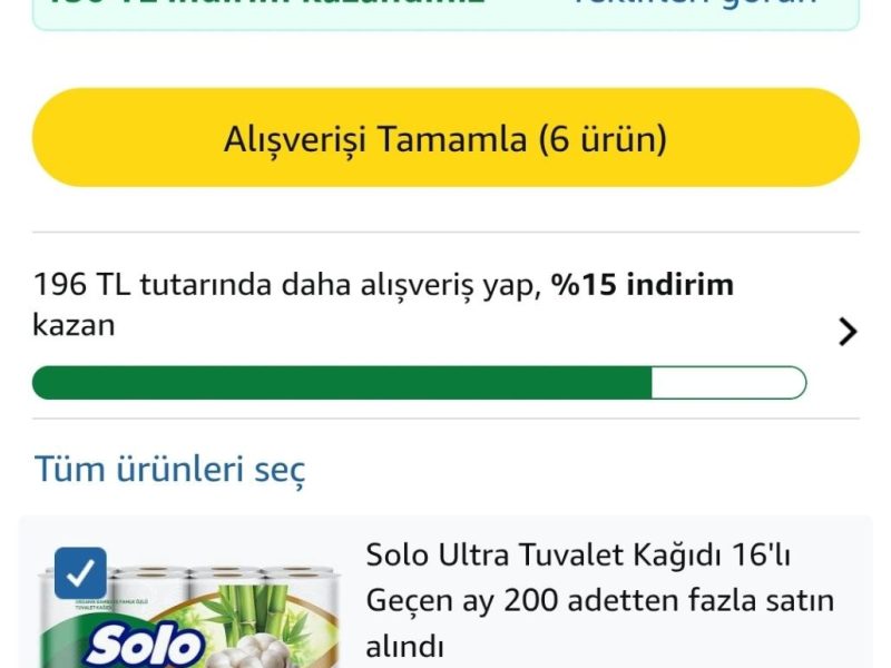 Solo ultra tuvalet kağıdı 16 li