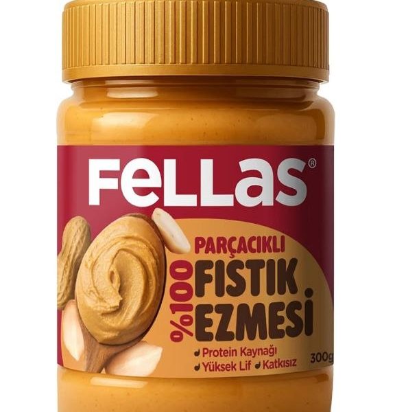 Fellas fıstık ezmesi %100