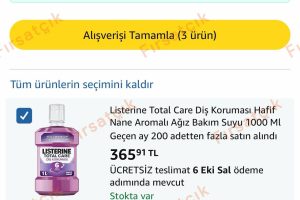Listerine Total Care 1 Litre Ağız Bakım Suyu