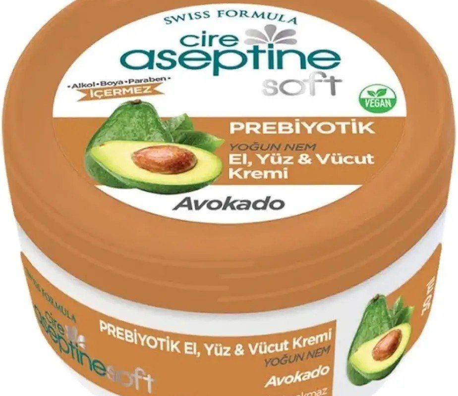 CİRE ASEPTİNE Soft Prebiyotik Avokado El, Yüz ve Vücut Kremi 30 ml