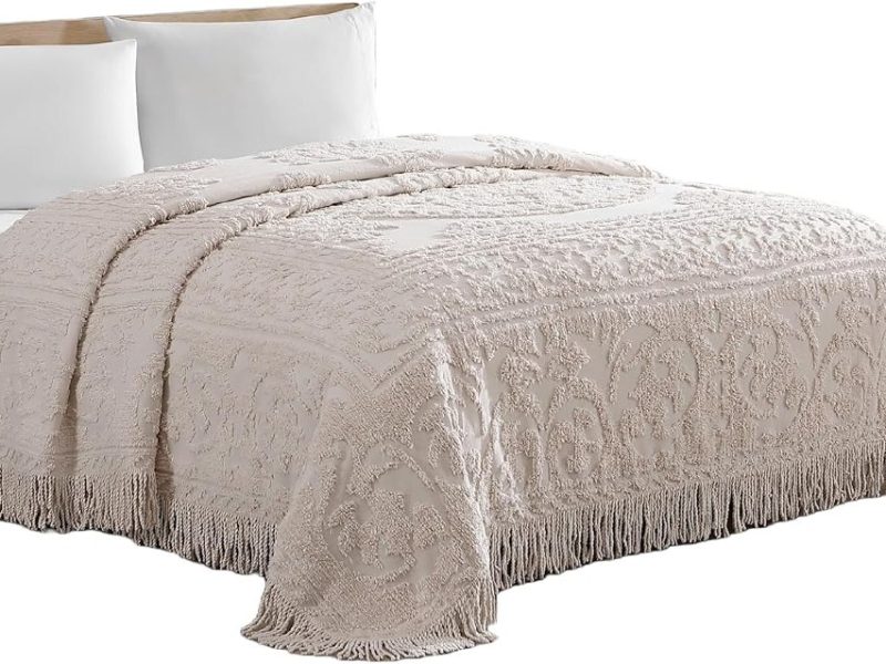 🛒 Beatrice Home Fashions Madalyon Şönil, tam, allık — %78 İndirim