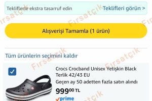 Crocs 42/43 beden Erkek