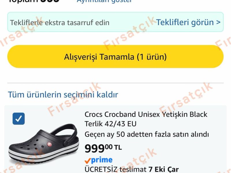 Crocs 42/43 beden Erkek