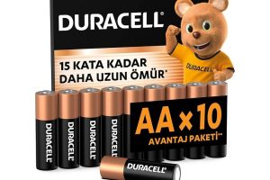 🛍️ DURACELL BASIC AA Alkalin Kalem Pil (10’lu Paket) – 1,5V