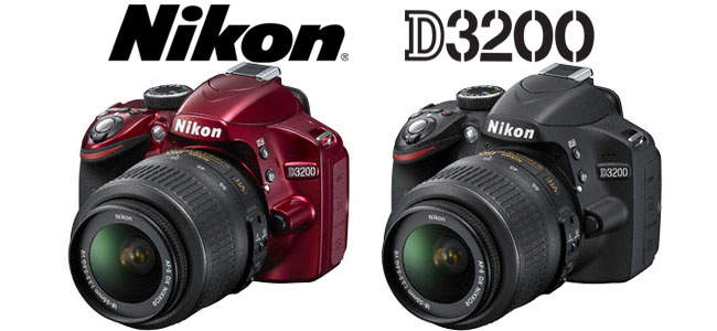 Nikon D3200 ön Sol